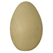 5 Pcs Small Wood Goose Eggs 3-1/4" tall x 2-3/16" wideEgg has flat bottom for standing