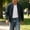 #0520-Dark Blue, variant on Men’s Classic Ribbed Baseball Collar Bomber Jacket Full Zip Solid Color Casual Blazer for Spring Fall Daily