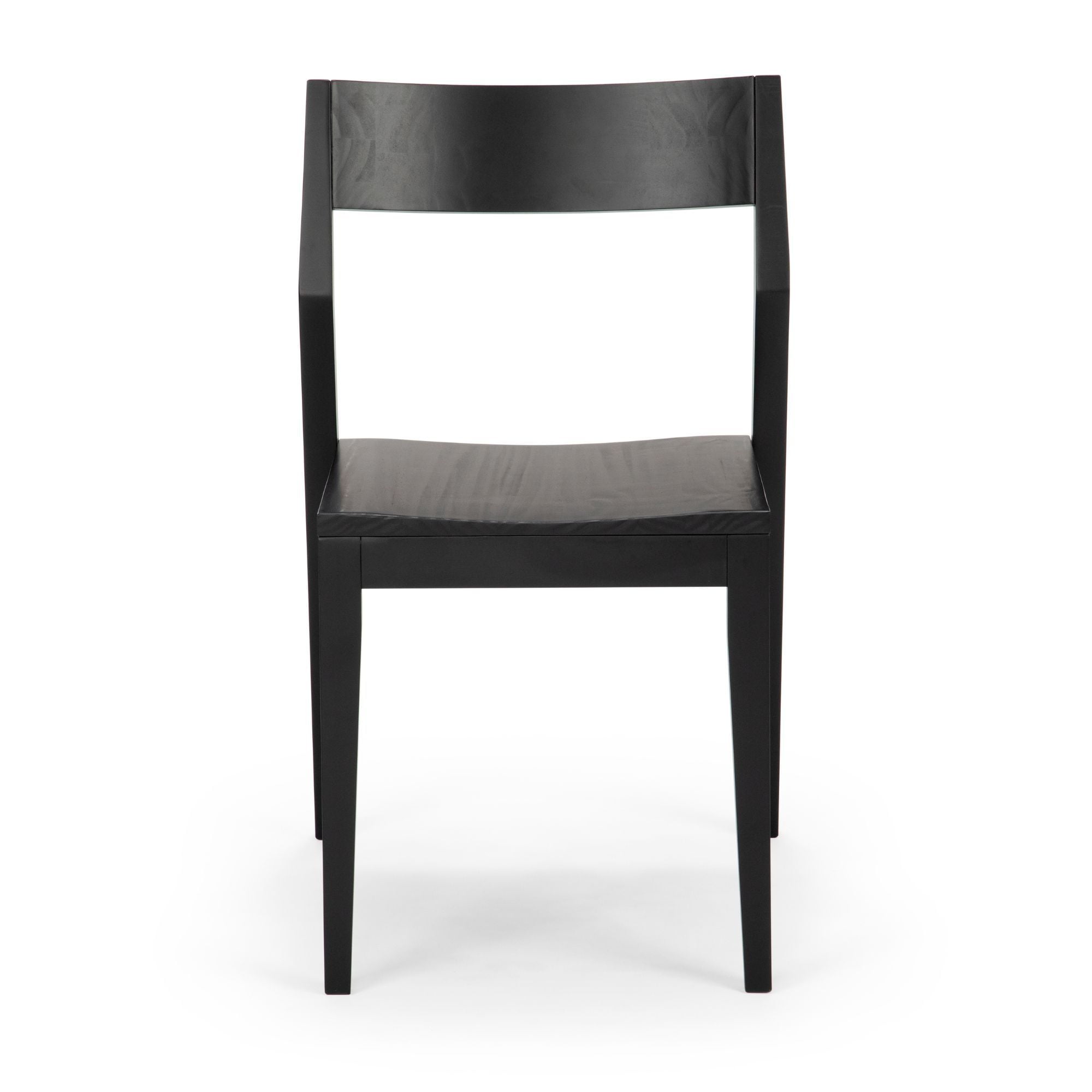 Plank+Beam Modern Dining Chair Set of 2, Solid Wood Chairs for Kitchen, Office, Living Room