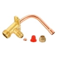 thumbnail image 3 of Uxcell Elbow 90 Degree Air Conditioner Stop Valve Fit for 1/4" OD Copper Tube, 3 of 5