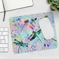thumbnail image 4 of Dragonfly Mousepad Colorful Glitter Pastel Nature Insect Design, 4 of 6