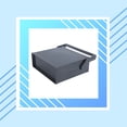 thumbnail image 3 of Wire Connectors Electronic Project Box Amplifier Shell Housing Solid Construction with Handle Enclosure Case for Electric Power Supplies Cyan gray, 3 of 7