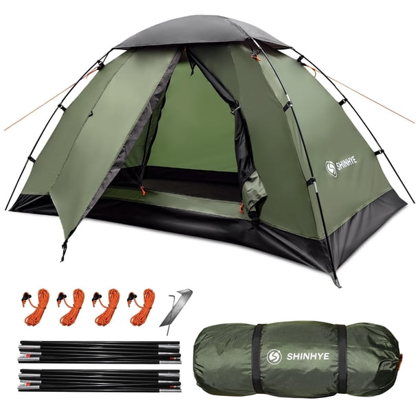 Carpa ShinHye para mochilero, impermeable y a prueba de viento para 1 persona
