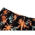 thumbnail image 5 of Beezizac Big Boys Orange Dino Pajamas 3-Piece Short Sleeve Top Shorts & Pants PJ Set Jammies Kid Size 6, 5 of 9