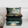 thumbnail image 6 of jejeloiu Western Cowboy Desert Twin Comforter Sets Kids,Fantasy Western Adventure Bedding Set For Boy,Reversible,2pcs, 6 of 8