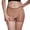 Coffee, variant on High-Gloss Wet Look Boyshorts, Women's Sexy Shiny Cotton Hipster Panties with Mid-Rise Cut, Y2K Clubwear Lingerie Base Layer, 1 PC Gray B