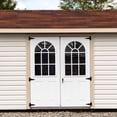 thumbnail image 5 of Uxcell 3 inch Door Tee Hinge, 6 Pack T Strap Hinges Shed Door Hinge Gate Hinges, Black, 5 of 6