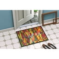thumbnail image 2 of Carolines Treasures 8893JMAT Hot Peppers Door Mat Indoor Rug or Outdoor Welcome Mat 24x36 Doormat 24H X 36W multicolor, 2 of 4