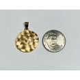 thumbnail image 3 of 14 Karat Yellow Gold Saint Lazarus "San Lazaro" 21mm (Nickel Size) Medal, 3 of 3