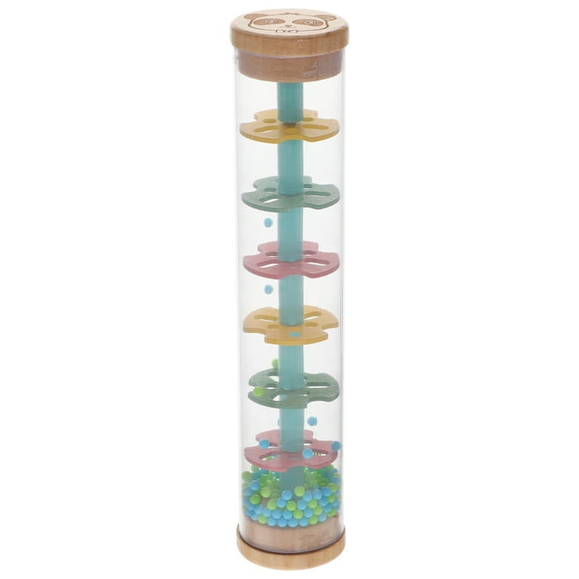 KAKOWELY 1PC Rain Sound Tube Toy Plastic Musical Instrument Shaking Tube Kids Educational Toy,8.35X"X1.69"X1.69"