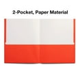 thumbnail image 3 of Staples School Grade 2 Pocket Folder Orange 25/Box 27535-CC, 3 of 4