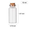 thumbnail image 2 of Tapones de corcho Brajttt para botellas de vidrio, 64 unidades, 10 ml, almacenamiento, 2 of 8