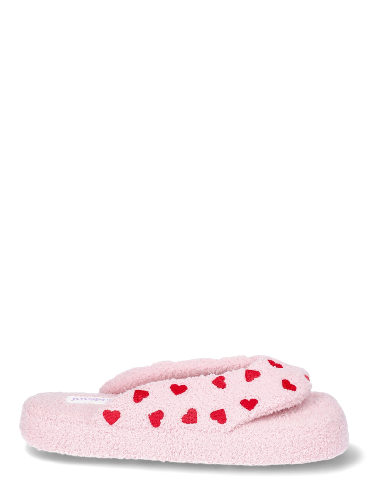 Joyspun Women's Heart Thong Slippers