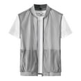 thumbnail image 2 of Sun Protection Vest Summer Lightweight Vest for Men Summer Fishing Vest Men Summer Tops Fishing Men's Summer Breathable Mesh Filament Sun Protection Clothing Outdoor Fishing Inner Pocket Tank Coat, 2 of 9