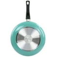 thumbnail image 2 of Oster Luneta 11.5 Inch Aluminum Nonstick Frying Pan in Teal, 2 of 3