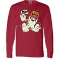 thumbnail image 3 of Inktastic Halloween Ghosts Long Sleeve T-Shirt, 3 of 5