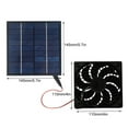 thumbnail image 6 of Dvumao Portable Fans for Living Room, Solar Powered Exhaust Fan Kit For Chicken Coops, Greenhouses, Sheds, Pet Houses, And -, Mom Gifts, 6 of 8