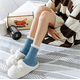 thumbnail image 4 of Calcetines peludos para mujer, pantuflas de invierno, esponjosas y acogedoras cabañas, cálidas, suaves, de lana, cómodas, para el hogar, regalo de Navidad, rellenos de medias Xemadio CQ495, 4 of 6