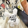 thumbnail image 2 of Milue Sweet Dogs Keychain Cute Glasses Puppy Keyring for Women Fashion Pendant, 2 of 6