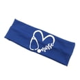 thumbnail image 2 of Meidiya - Diadema elástica con forma de corazón, suave y transpirable, con botones, para entrenamiento, deportes, enfermeras, yoga, accesorios para el cabello para mujeres y niñas, 2 of 8