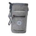 thumbnail image 2 of Dog Treat Bouch Fanny Pack Ligero de almacenamiento de juguetes con bolsillo Campo de cachorros bolsas para perros para un cachorro Camping Travel Gris, 2 of 8