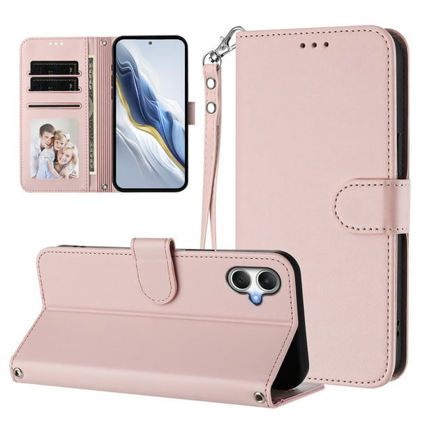 Funda Cartera GANGXUN para Samsung Galaxy A07 – Cierre Magnético, Protección RFID, Correa Desmontable, Compatible con Carga Inalámbrica
