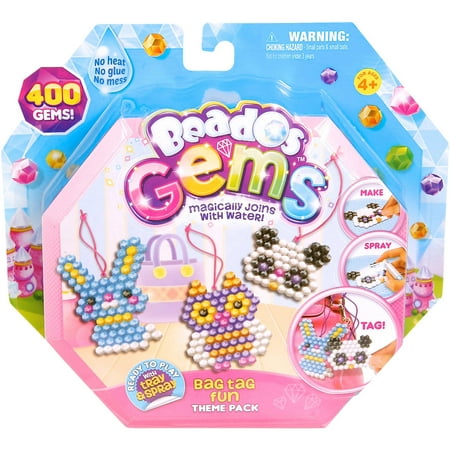 Moose Toys Beados Season 3 Gem Theme Pack, Bag Tag Buddies