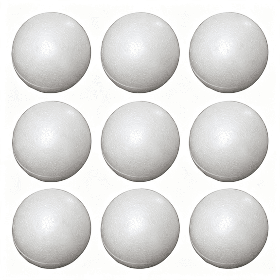 CYFW 6Pcs 4In Polystyrene Balls for Crafts White Foam Spheres,Smooth Lightweight Blanks,Easy to Paint and Cut,Ideal for Floral Displays,Models and Home Decor