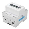 thumbnail image 2 of Single Phase Energy Meter,Energy Meter DIN Rail Intelligent Energy Meter Electricity Meter Extended Durability, 2 of 8
