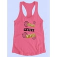 thumbnail image 3 of Secret Style Golden Glitter Racerback Tank Women -Image by Shutterstock, Female XX-Large, 3 of 4