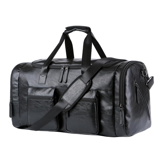 Bolsa de viaje para gimnasio, gran capacidad, para teléfono, para mujer, hombre y vacaciones Negro
