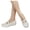 1White, variant on Loafers for Women Trendy Chain Slip on Penny Loafers Comfortable Dressy Walking Shoes