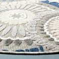 thumbnail image 4 of SAFAVIEH Cabana Brynn Floral Indoor/Outdoor Area Rug, Grey/Blue, 5'3" x 5'3" Round, 4 of 13
