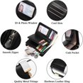 thumbnail image 5 of Wristlet Wallets for Women Leather Wallets Bifold Wallet RFID Clutch Wallet for Women Card Holder Small Purse Lady, 5 of 7