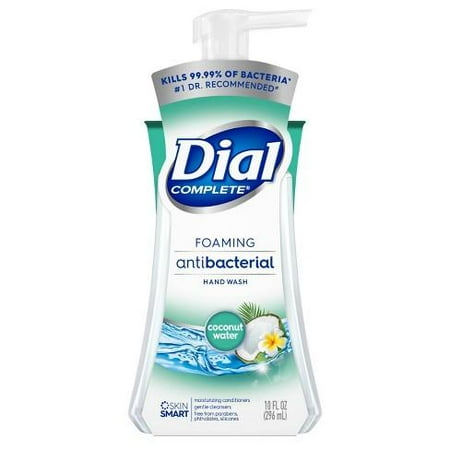 Dial Coconut Water Foaming Antibacterial Hand Wash - 10oz (2 bottles)