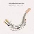 thumbnail image 1 of stanreset Brass Tenor Saxophone Bend Neck Solid Color Replacement 27.5mm Nozzle Woodwind Instrument Sax Part Accessories Gold, 1 of 6