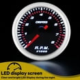 thumbnail image 4 of 2Inch 52mm Auto Car Tachometer Tacho Gauge 0-8000 RPM 12V Universal Car Motor White Led Meter Pointer RPM, 4 of 7
