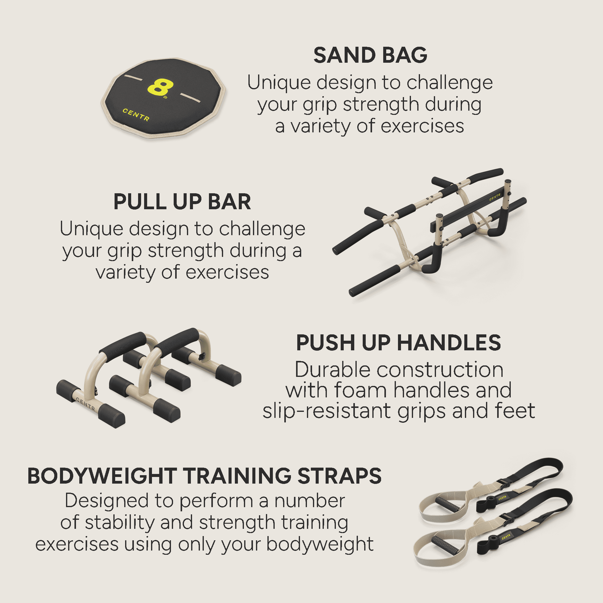 Centr By Chris Hemsworth Strength Training Kit, Home Workout