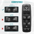 thumbnail image 4 of Interruptor de ventanilla eléctrica Unique Bargains para Jeep Grand Cherokee 2011-2013 68030823AE, 4 of 8