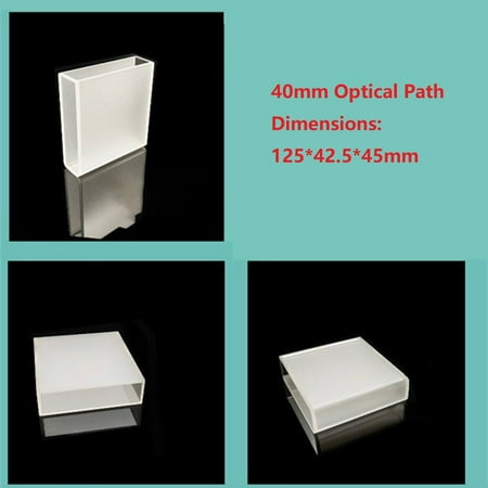 

1pc Glass cuvette suitable for 751/722 Spectrophotometer optical path 10mm-50mm