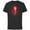 Black, variant on Disney Princess Ariel Modern Art Deco Style - Short Sleeve Cotton T-Shirt for Adults - Customized-Black