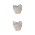 thumbnail image 3 of Bearachild Bolsa de papel Bolsas de dulces portátiles Caja de regalo de recuerdo de boda Cajas de paquete con cinta Bolsas de regalo resistentes Cinta azul 2piezas, 3 of 6