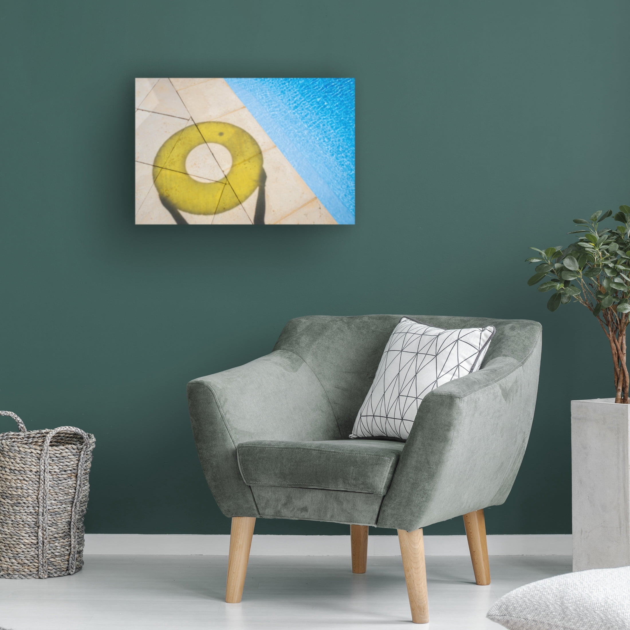 Canvas Wall Art - Gloria Salgado Gispert 'In Summer' Wall Art for Living Room, Bedroom, or Office D?cor by Trademark Fine Art - 24 x 16 Inches