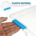 thumbnail image 3 of OFFIGAM 4 Pcs Boîtes de Rangement de Bureau Étui en Plastique Transparent pour Rangement de Plans et de Reçus, 3 of 8