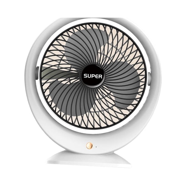 Ventilador de escritorio giratorio de 180 grados con 3 velocidades, ventilador de mesa de viento fuerte, mini ventilador USB Negro