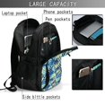 thumbnail image 4 of Easygdp Hawaiian Style Mochila para Laptop de Viaje con Puerto USB, Mochila para Laptop con Puerto de Carga USB para Mujeres y Hombres, 4 of 7