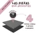 thumbnail image 2 of Piso Tatami 4m² 4pz Artes Marciales Gym Foamy 100x100x2cm Gris/Negro, 2 of 5