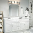 thumbnail image 6 of Design House Cultured Marble Double Sink 73" Vanity Top with Backsplash and Pre-Drilled Widespread Mounts, White, 6 of 15