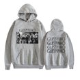 thumbnail image 1 of GUE Double Sided Pattern Hoodies For Unisex Vintage Pullovers,2XL,Gray, 1 of 2