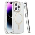 thumbnail image 3 of Designed for Apple iPhone 12 /12 Pro Fashion IMD Design Pattern Design Hybrid Thick with Magnetic Circle MagSafe Compatible Phone Case Cover [Gold IMD], 3 of 4